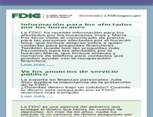 Tablet Screenshot of fdicseguro.gov